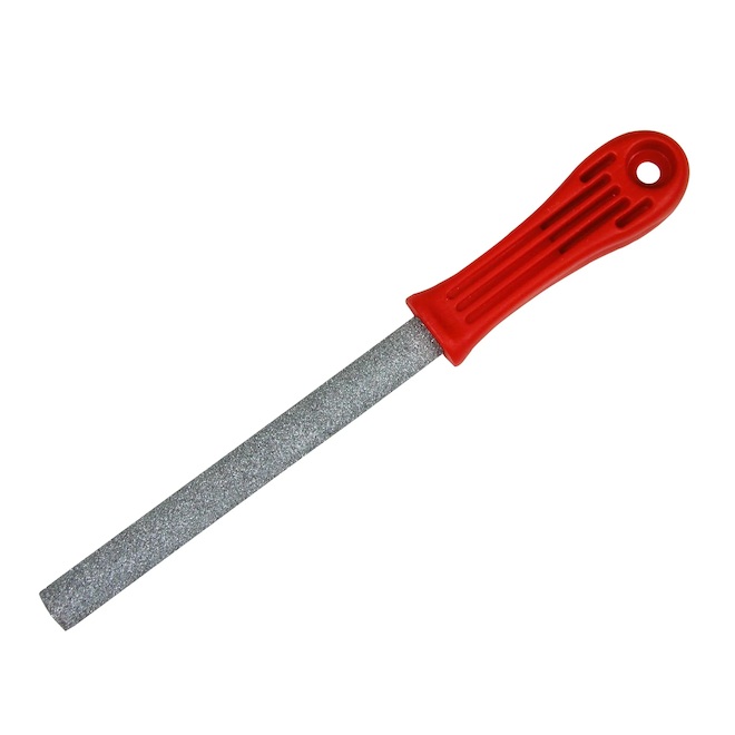Lime demi-ronde en carbure de tungstène pour tuiles, 6 po