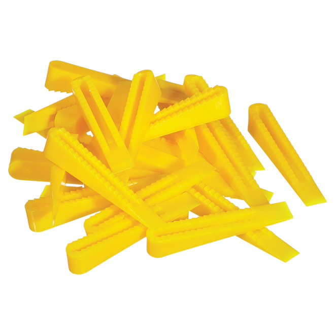 Cales de nivelage pour tuiles, paquet de 96