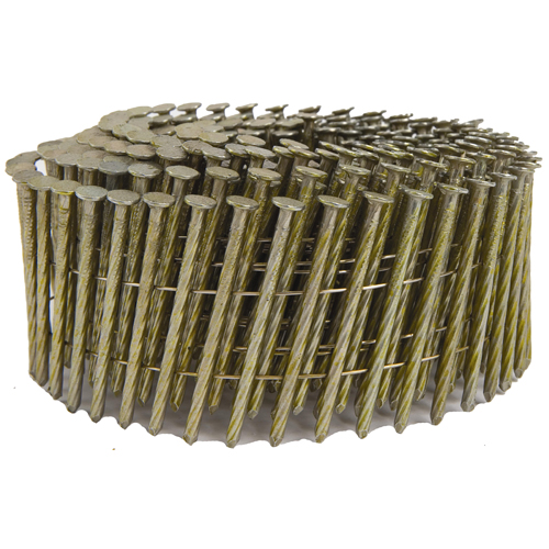Framing Nails - 15° Coil - Galvanized - Spiral - 3 1/4" - 2700/Box