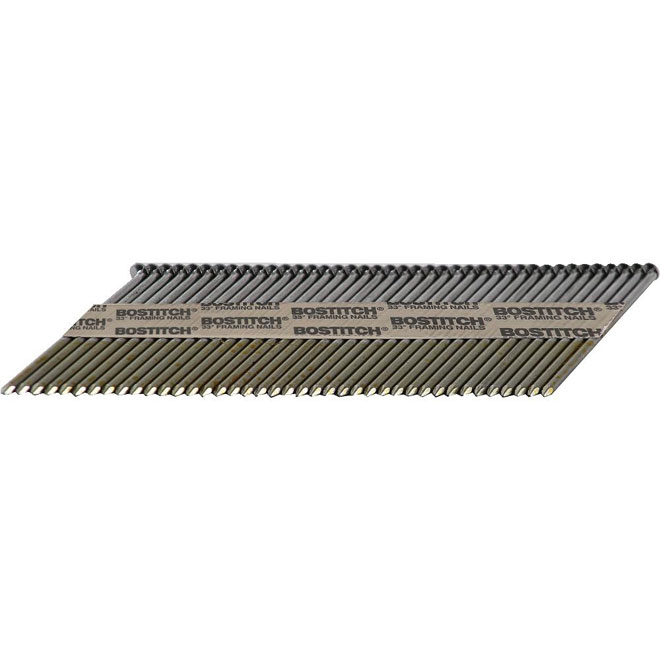 Framing Nails - 30° Strip - Smooth - 3 1/4" - 2500/Box