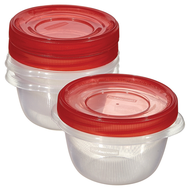 Set of 3 Food Containers with Twist Seal