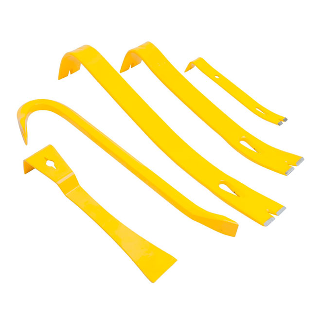 Set of 5 Pry Bars