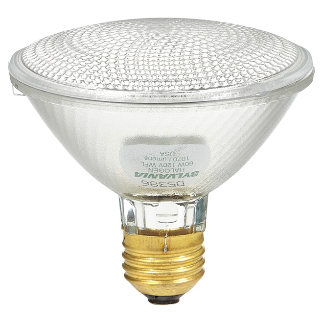 Ampoule réflecteur halogène à faisceau large, PAR30/60 W