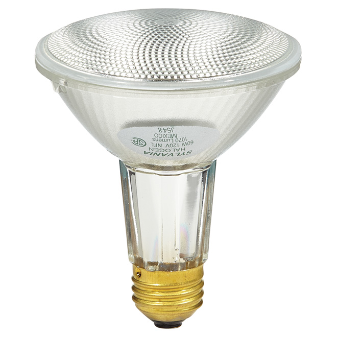 Ampoule réflecteur halogène PAR30 60 W à cou allongé, 120 V