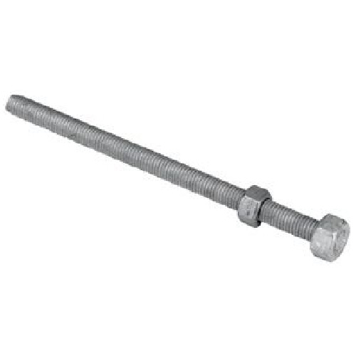 Machined Bolt and Nut - Threaded - 5/8" x 10"