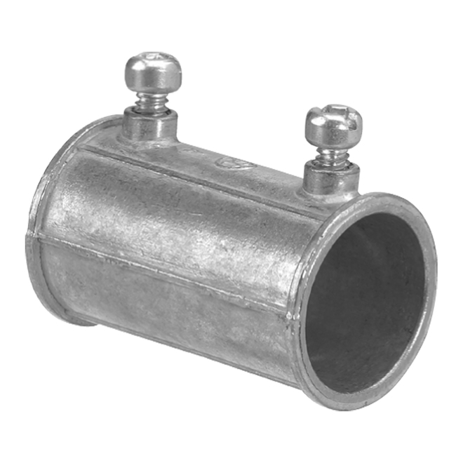 EMT Screw Set Couplings - 3/4" - 25/Pk