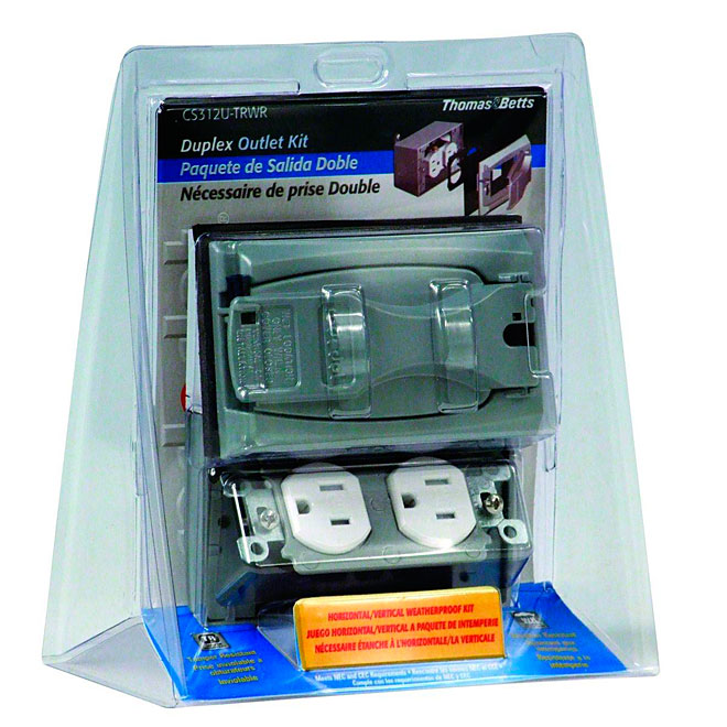 Tamper and Weather Resistant Duplex Receptacle Kit