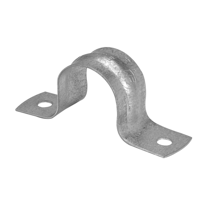 Sangles TEM, acier galvanisé, 2 trous, 1/2", pqt/60