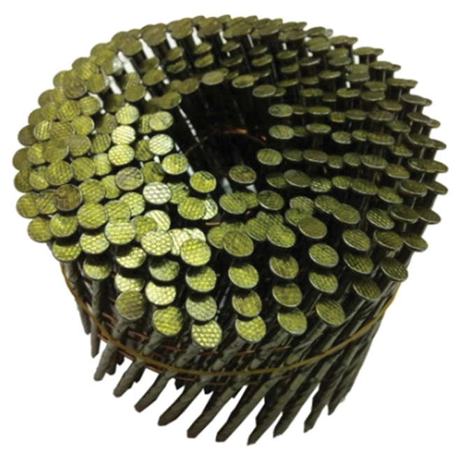 Framing Nails - 15° Coil - Spiral - 2 1/2" - 4500/Box