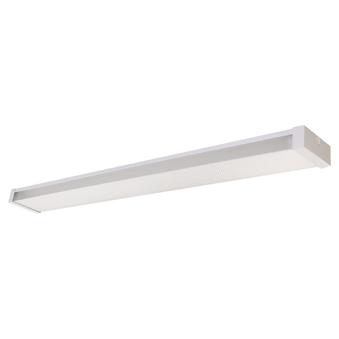 Luminaire enveloppant DEL, 48", blanc