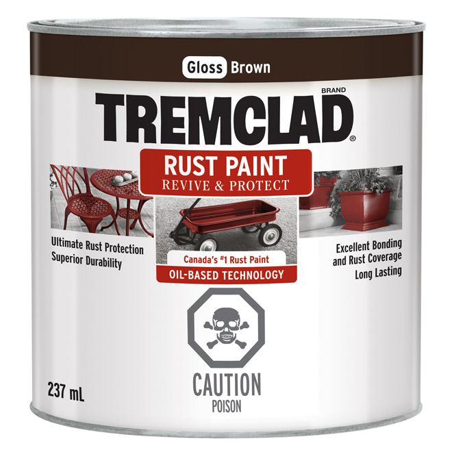Peinture antirouille « fini lustré »
