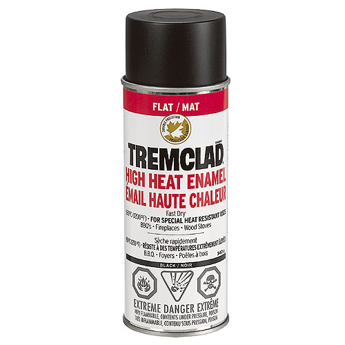 High Heat Spray Paint 340g - Flat Black
