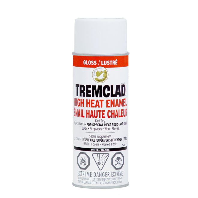 High Heat Spray Paint 340g - Glossy White