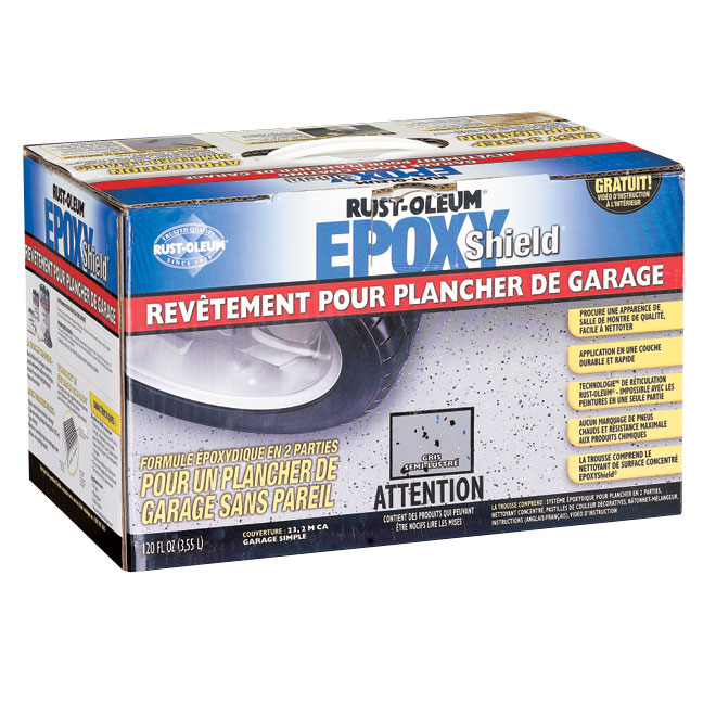 Revêtement pour plancher de garage EpoxyShield(MD), gris lustré