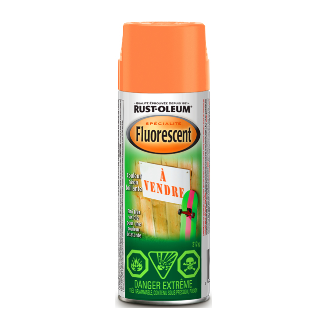Peinture fluorescente en aérosol