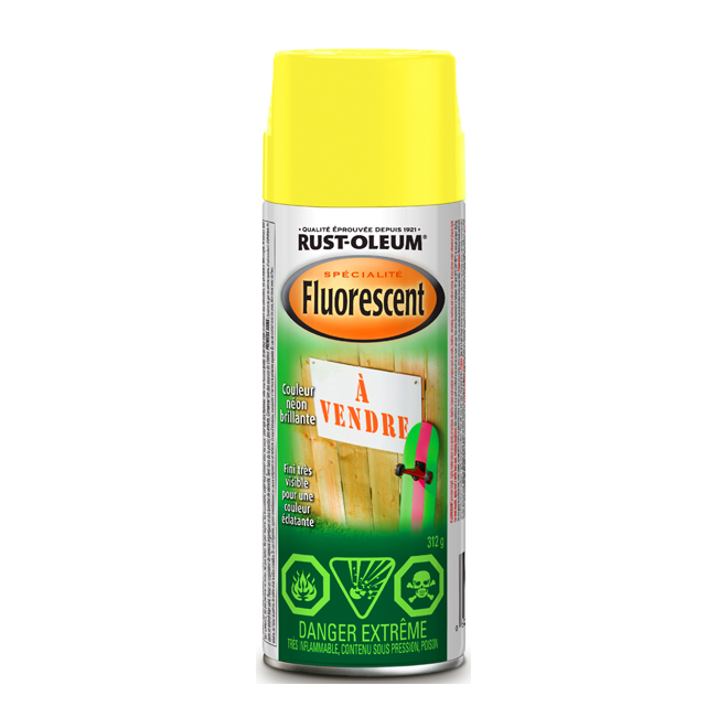 Peinture fluorescente en aérosol