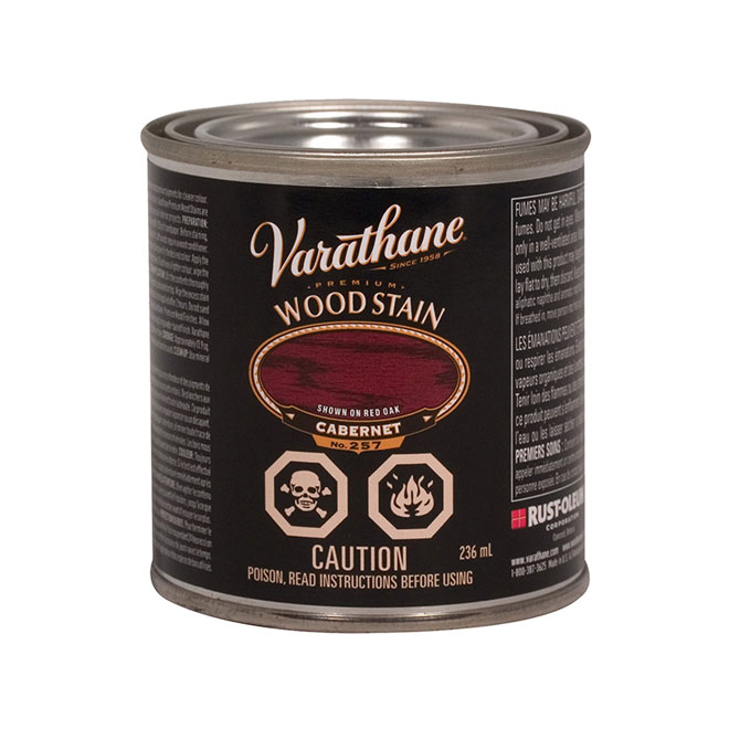 Teinture pour bois premier de 236 ml - cabernet