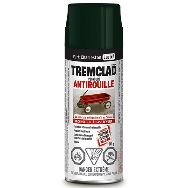 Peinture antirouille « fini lustré »