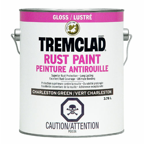 Peinture antirouille « fini lustré »