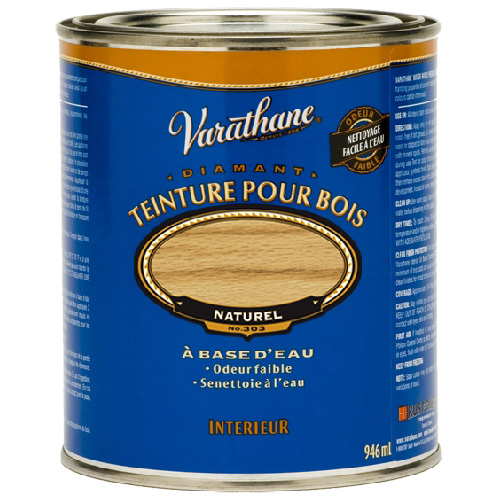 Teinture pour bois à base d'eau