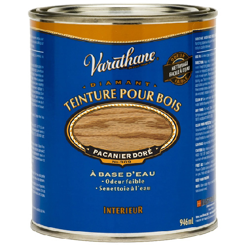 Teinture pour bois à base d'eau