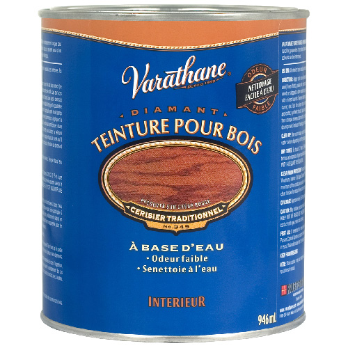 Teinture pour bois à base d'eau