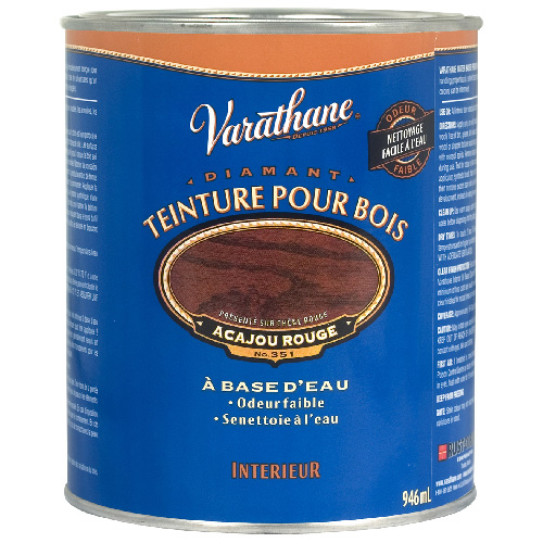 Teinture pour bois à base d'eau