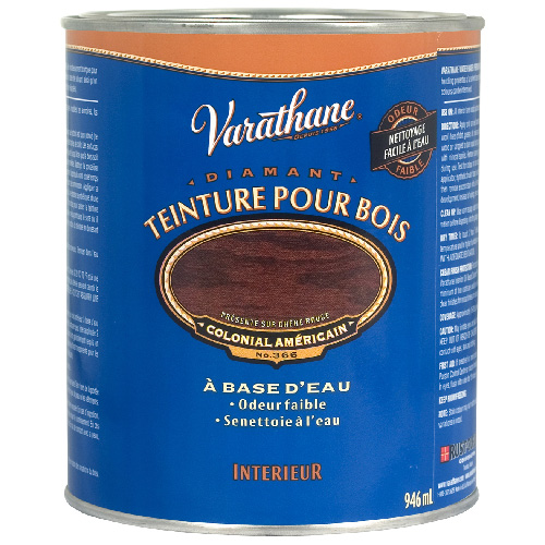 Teinture pour bois à base d'eau