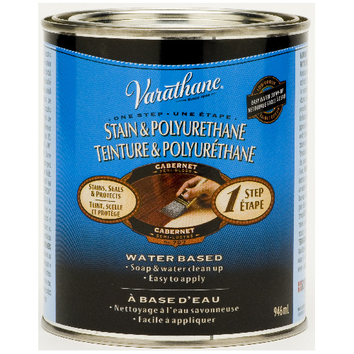 Teinture et polyuréthane