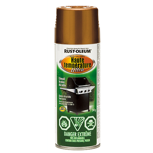 Peinture en aérosol haute température 340g - Cuivre vieilli