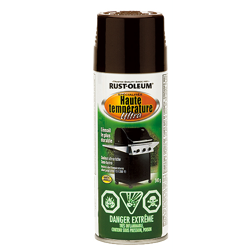 Peinture en aérosol haute température 340g - Brun