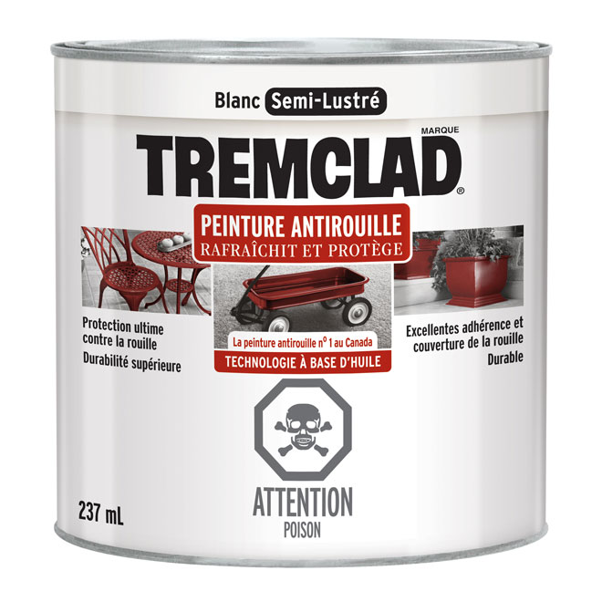 Peinture antirouille « fini semi-lustre »