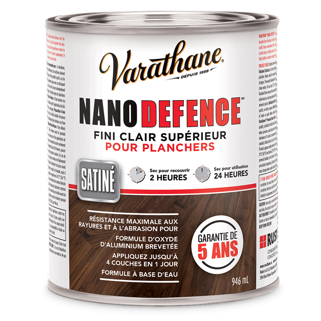 Vernis pour plancher « Nano Defence »