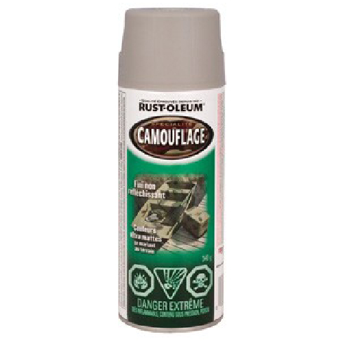 Peinture en aérosol à effet camouflage