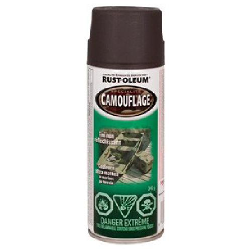 Peinture en aérosol à effet camouflage