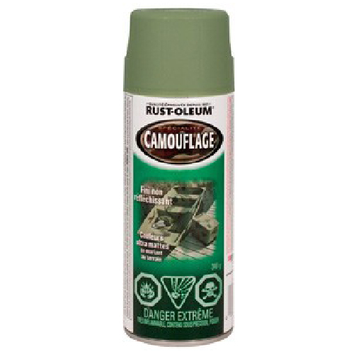 Peinture en aérosol à effet camouflage