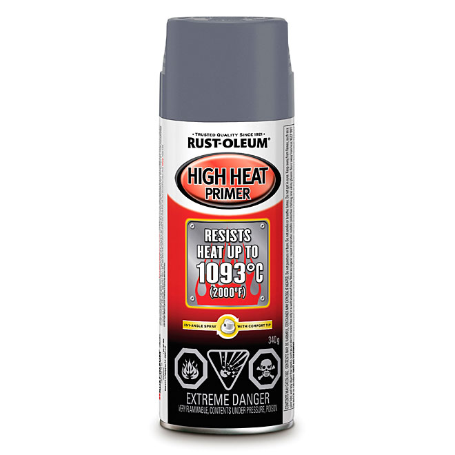 Automotive High Heat Spray Primer 340g - Grey