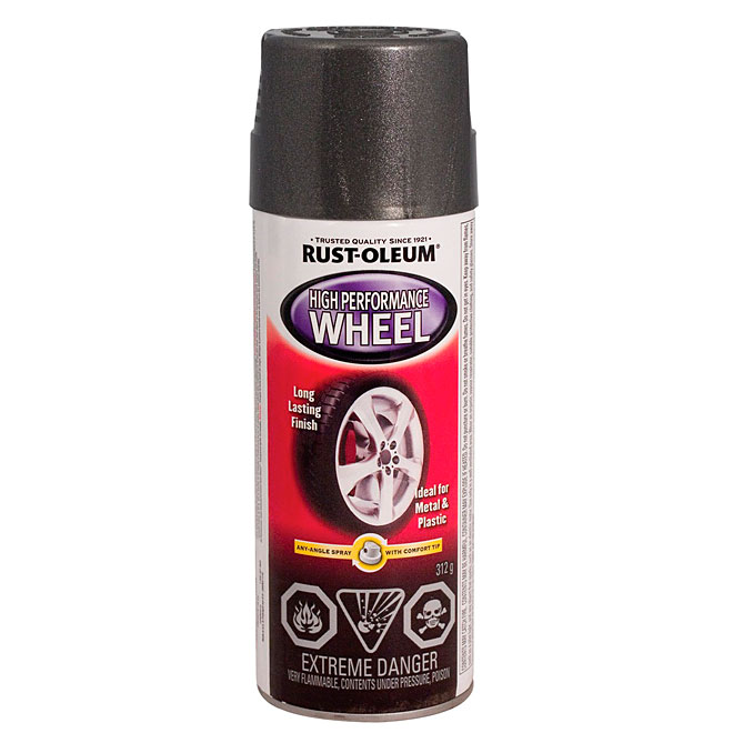 Peinture graphite haute performance de 340 g pour jantes