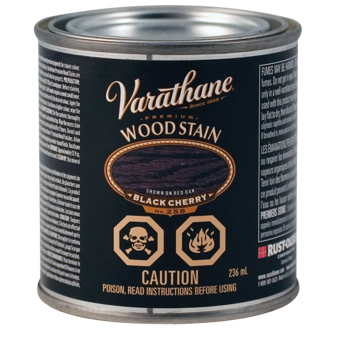 Premium Wood Stain - Semi-Gloss - Black Cherry
