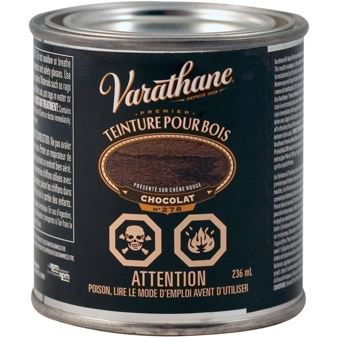 Teinture pour bois, semi-lustré, chocolat