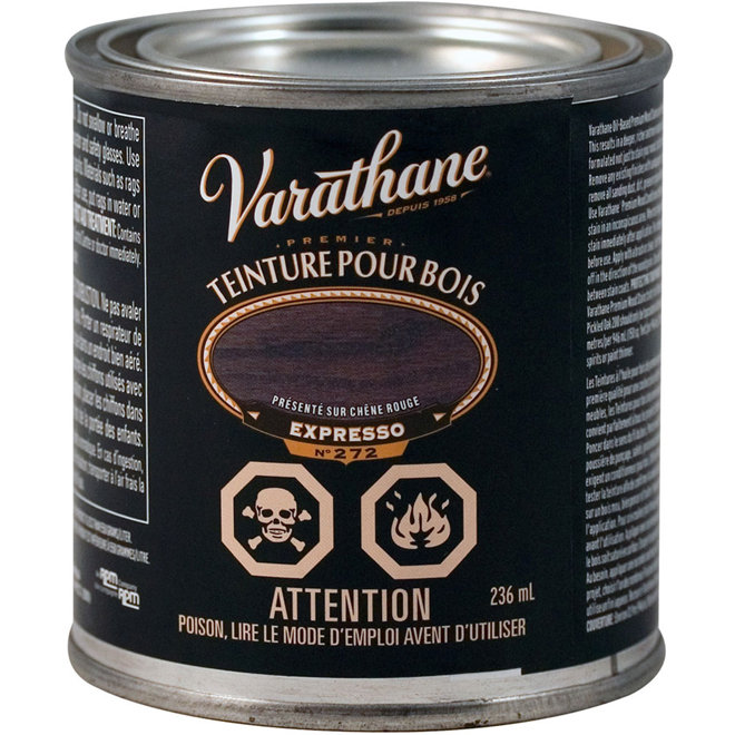 Teinture pour bois, semi-lustré, expresso