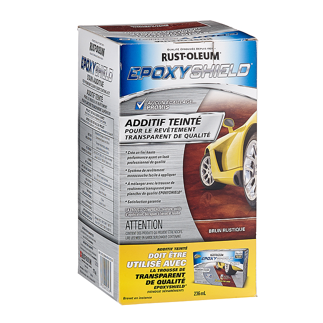Additif teinté brun rustique