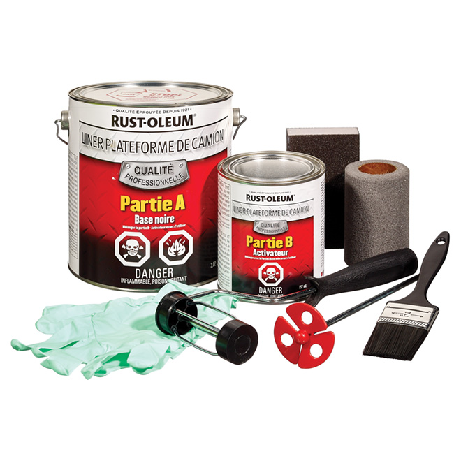 Ensemble de doublure de caisse pour camion, noir