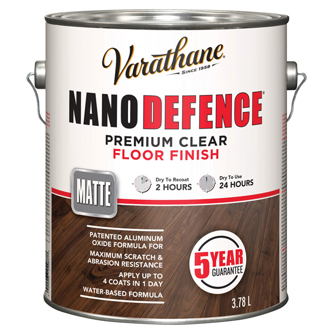 3.78 L Water Base Floor Varnish Flat Finish