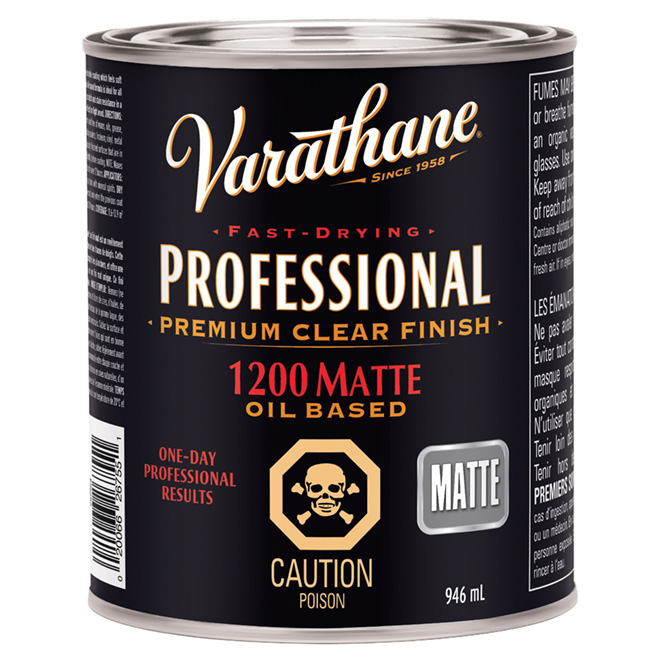 946 mL Oil Base Wood Trim Varnish Flat Finish