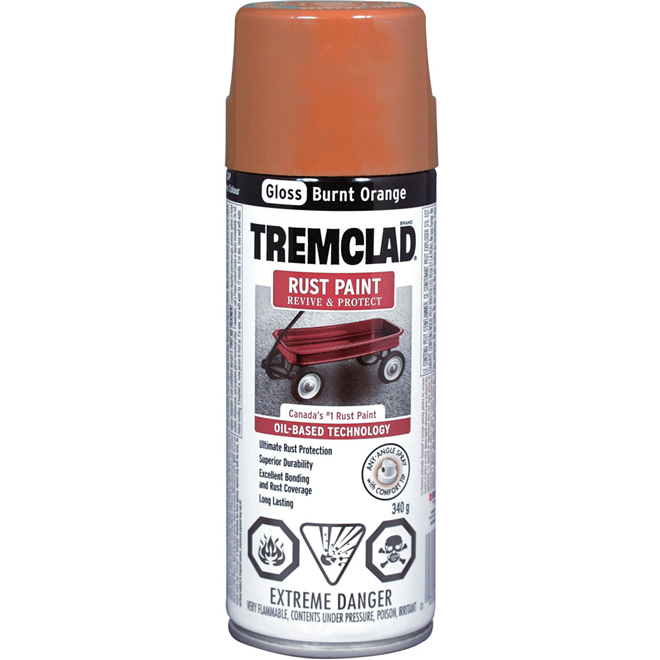 Oil-Based Rust Paint - Burnt Orange