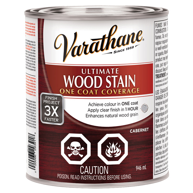 946 mL Ultimate Wood Stain Cabernet