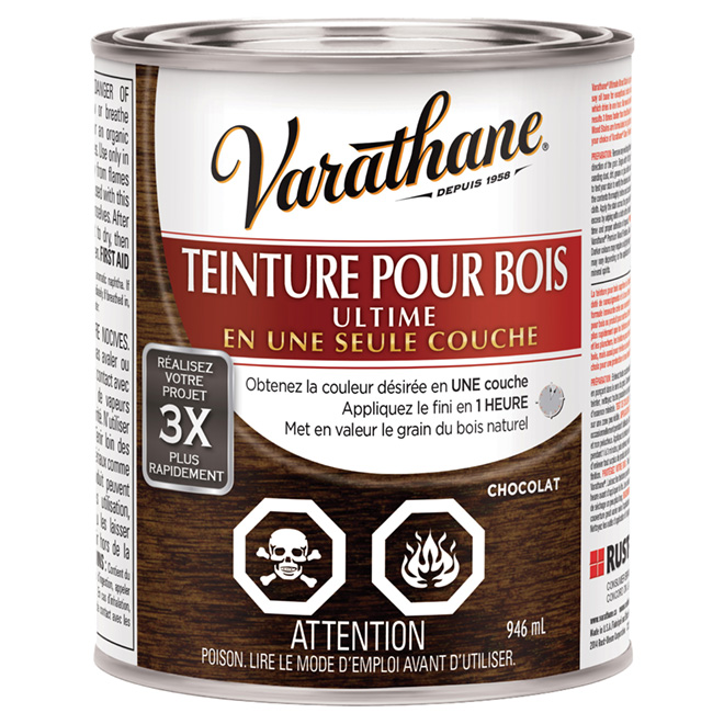 Teinture pour bois ultime de 946 ml - chocolat
