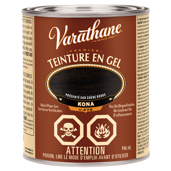 Teinture - gel de première qualité de 946 ml - Kona