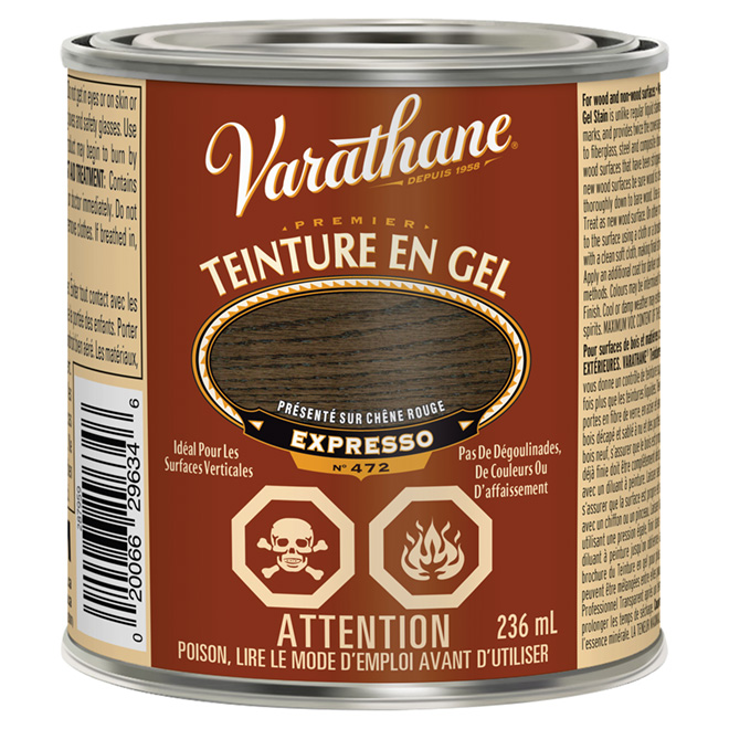 Teinture - gel de première qualité de 236 ml - expresso